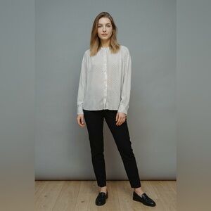 Splendid Black and Cream Geometric Shirt